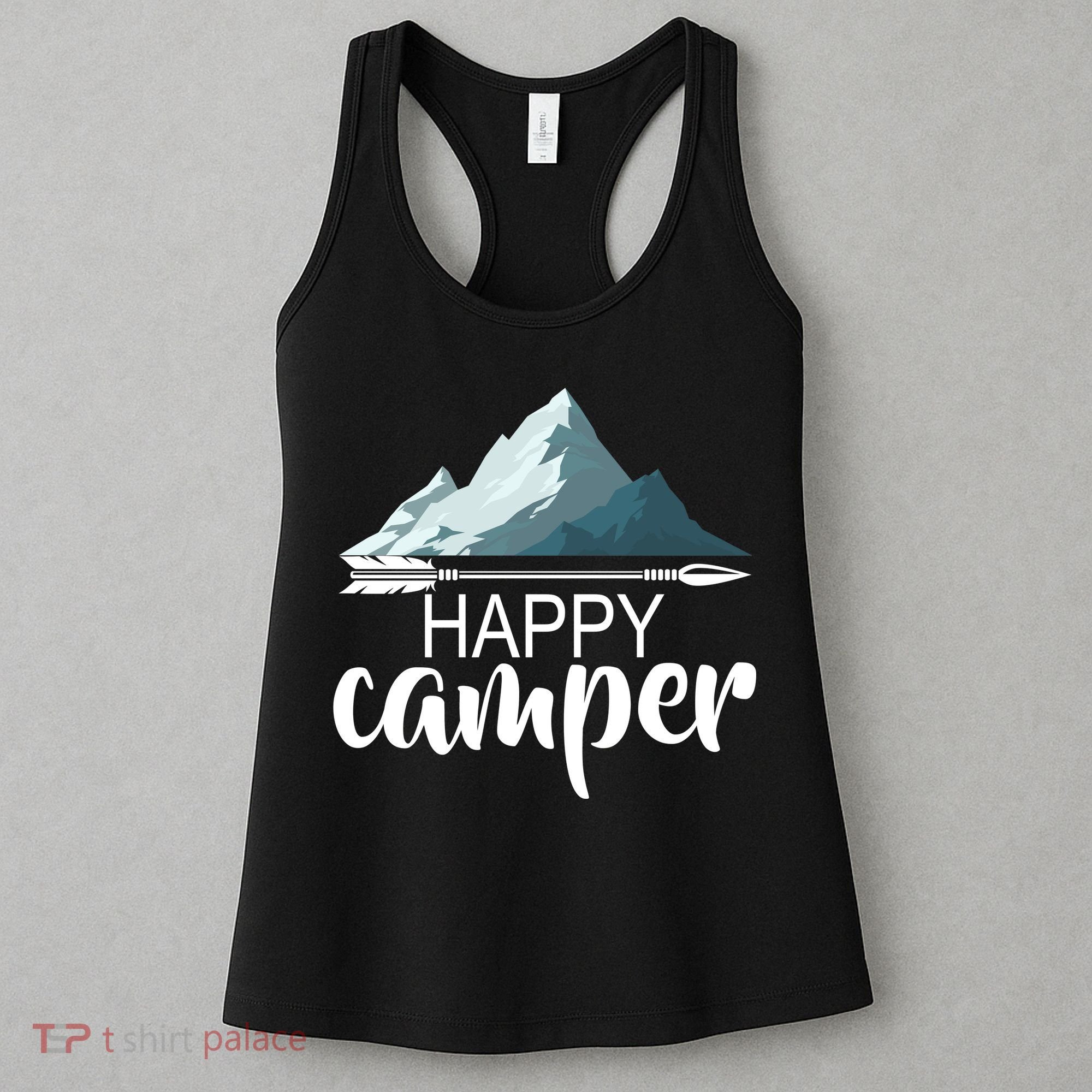 Happy Camper In The Mountains Women's Tank Top