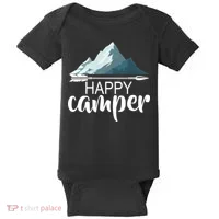 Happy Camper In The Mountains Baby Bodysuit thumb 0