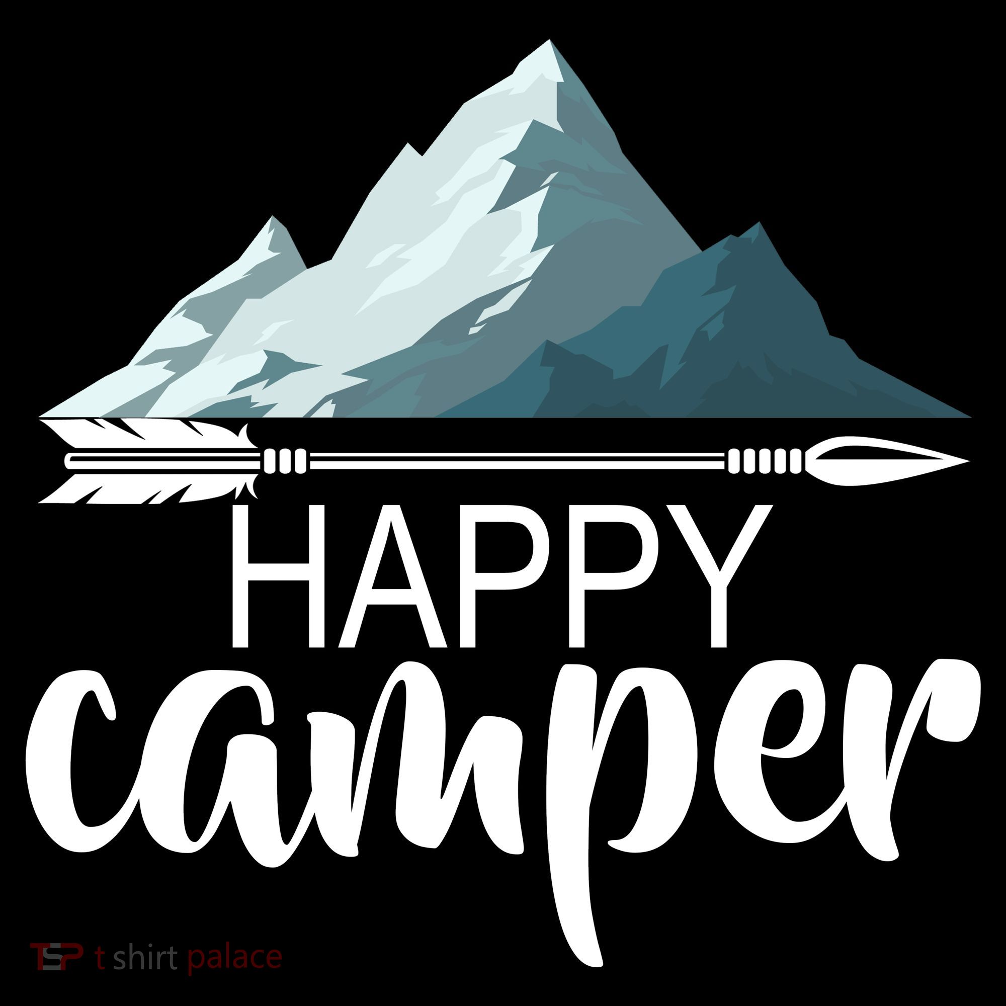 Happy Camper In The Mountains Baby Bodysuit