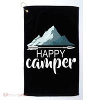 Happy Camper In The Mountains Golf Towel thumb 0