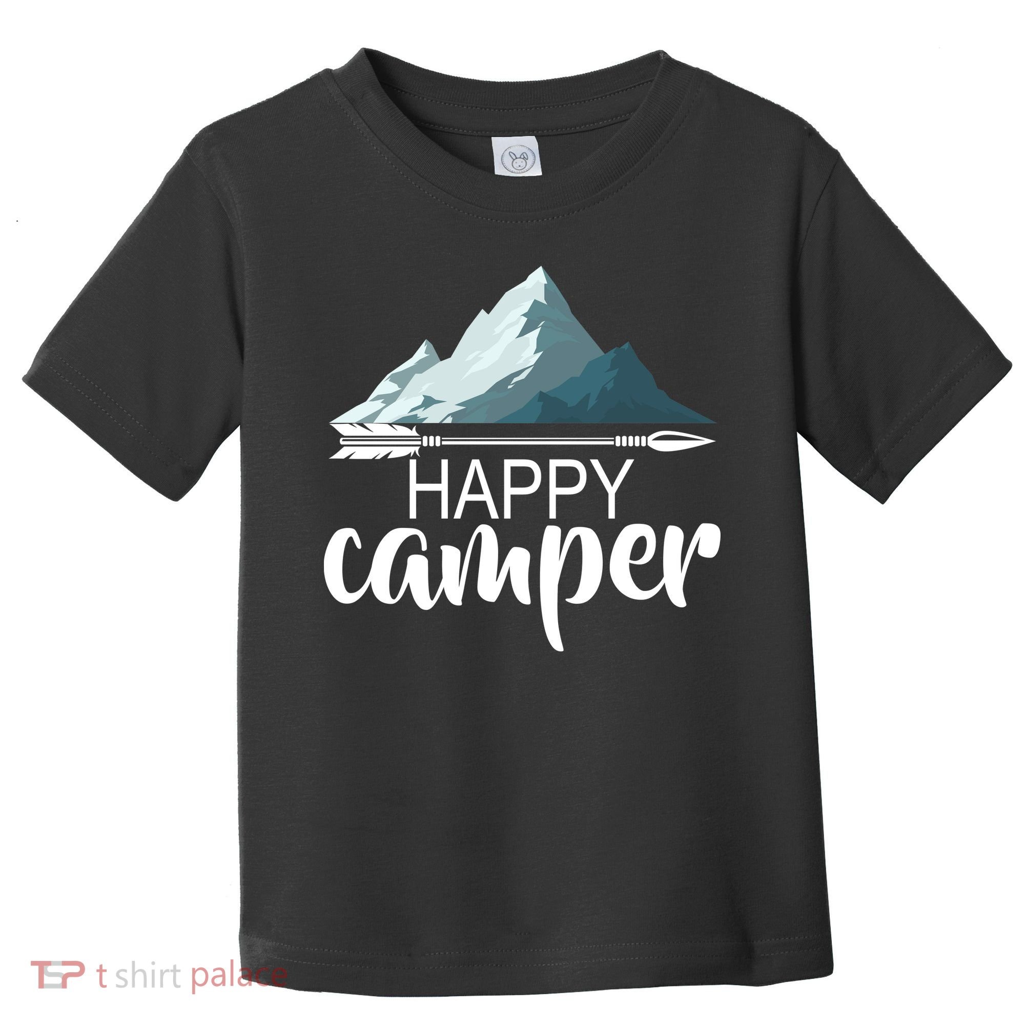 Happy Camper In The Mountains Toddler T-Shirt