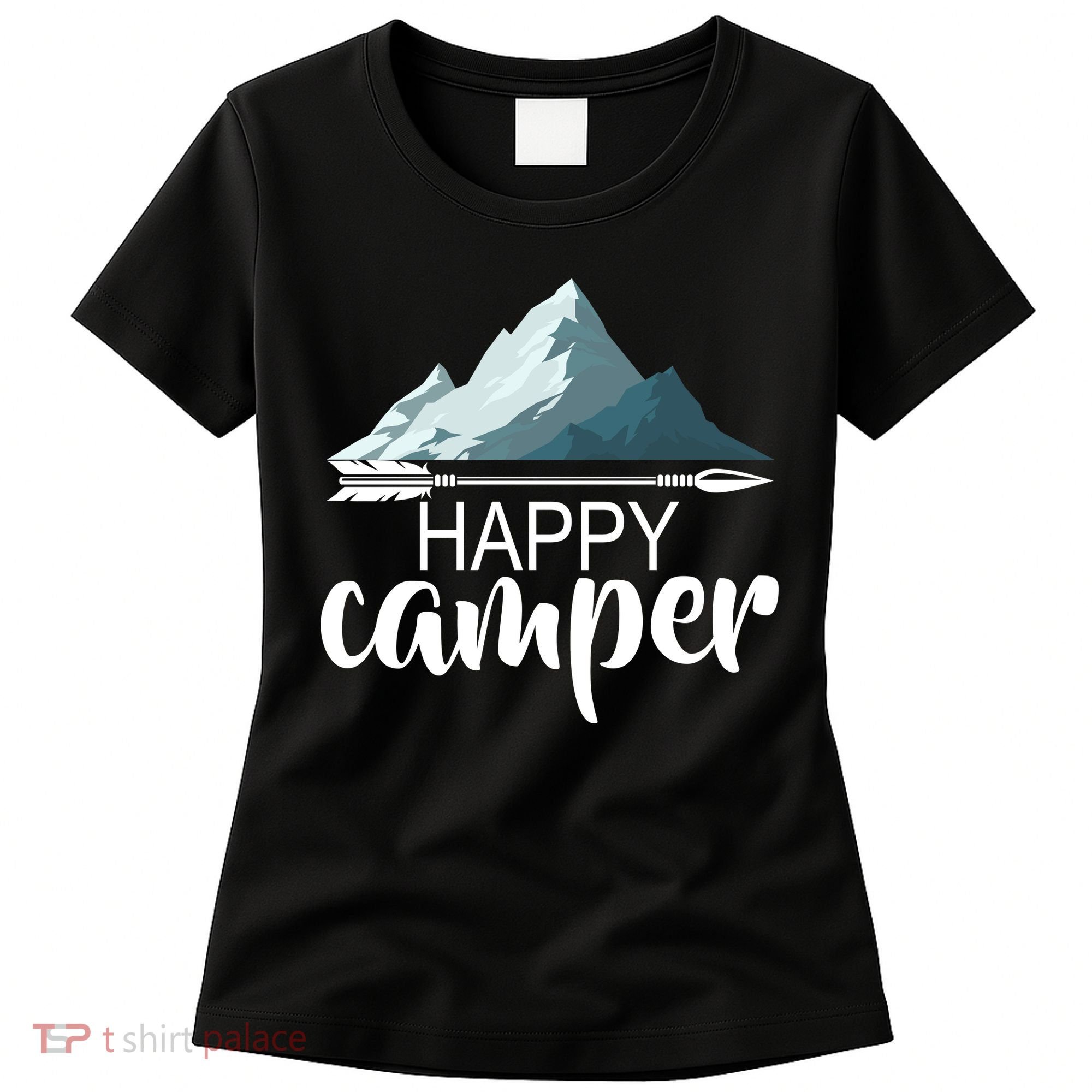 Happy Camper In The Mountains Women's T-Shirt