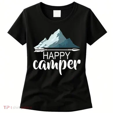 Happy Camper In The Mountains Women's T-Shirt