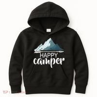 Happy Camper In The Mountains Kids Hoodie thumb 0