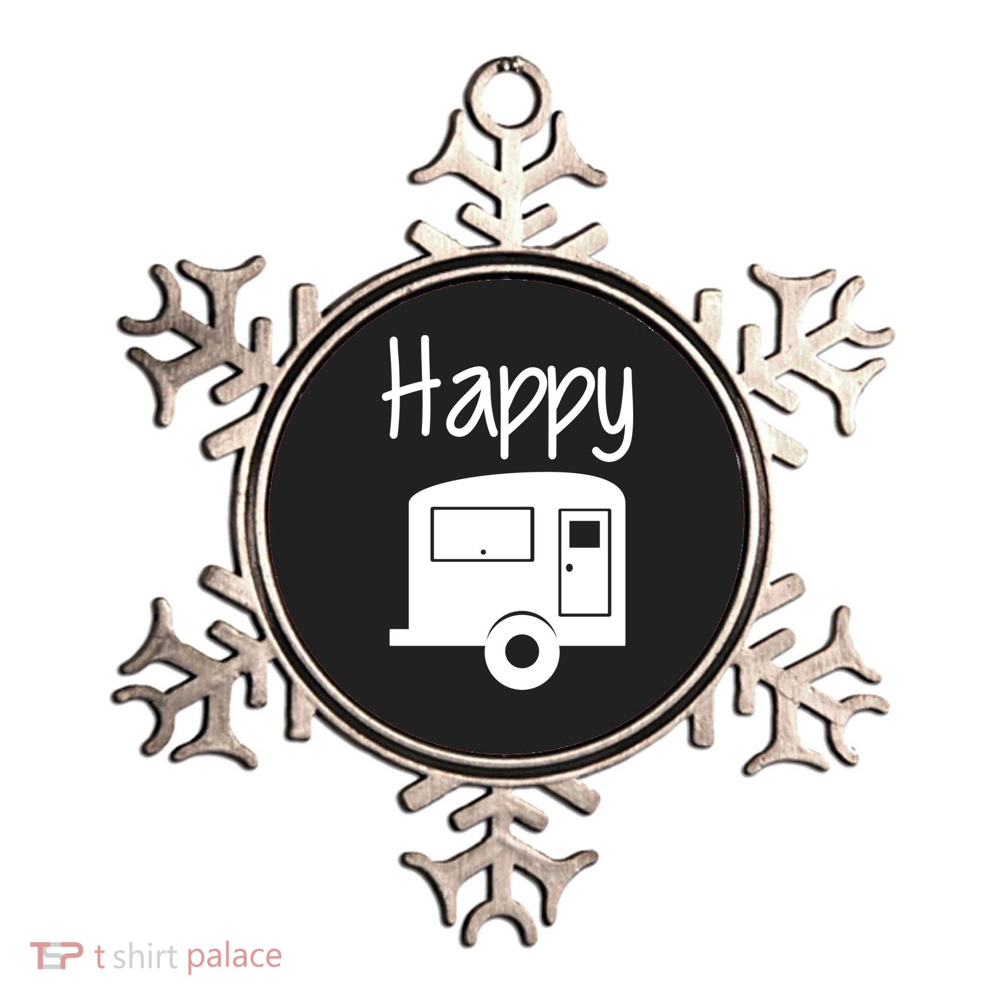 Happy Camper RV Camping Ornament