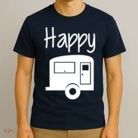 Happy Camper RV Camping T-Shirt thumb 3