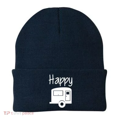Happy Camper RV Camping Beanie