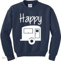 Happy Camper RV Camping Kids Sweatshirt thumb 0