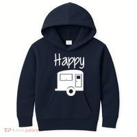 Happy Camper RV Camping Kids Hoodie thumb 0