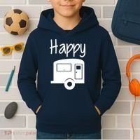 Happy Camper RV Camping Kids Hoodie thumb 2