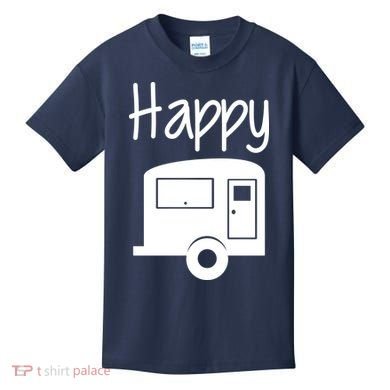 Happy Camper RV Camping Kids T-Shirt