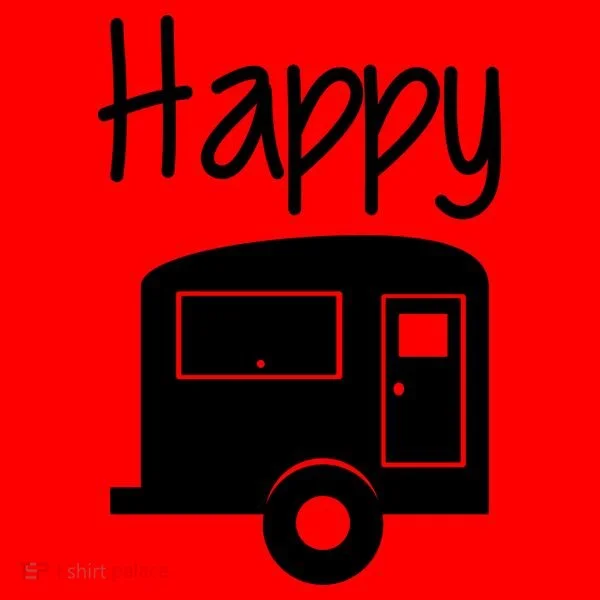 Happy Camper RV Camping Santa Hat