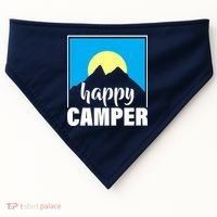 Happy Camper Sunrise Over Mountains USA-Made Doggie Bandana thumb 0