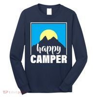 Happy Camper Sunrise Over Mountains Long Sleeve Shirt thumb 0