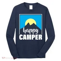 Happy Camper Sunrise Over Mountains Long Sleeve Shirt thumb 0