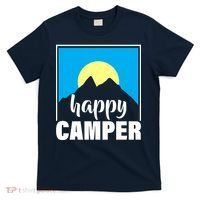 Happy Camper Sunrise Over Mountains T-Shirt thumb 0