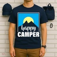 Happy Camper Sunrise Over Mountains T-Shirt thumb 6