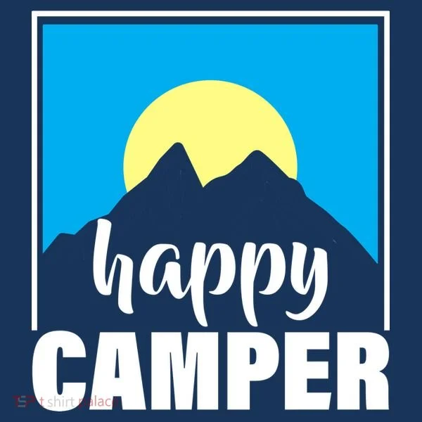 Happy Camper Sunrise Over Mountains Beanie