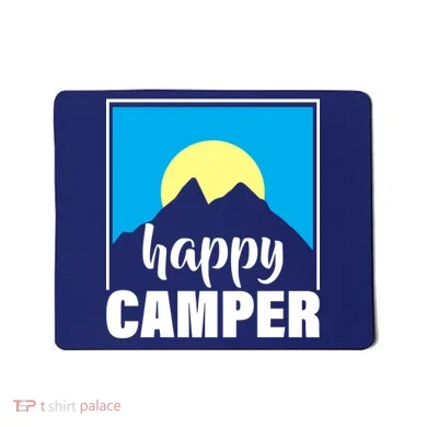 Happy Camper Sunrise Over Mountains Mousepad