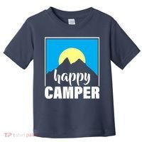 Happy Camper Sunrise Over Mountains Toddler T-Shirt thumb 0