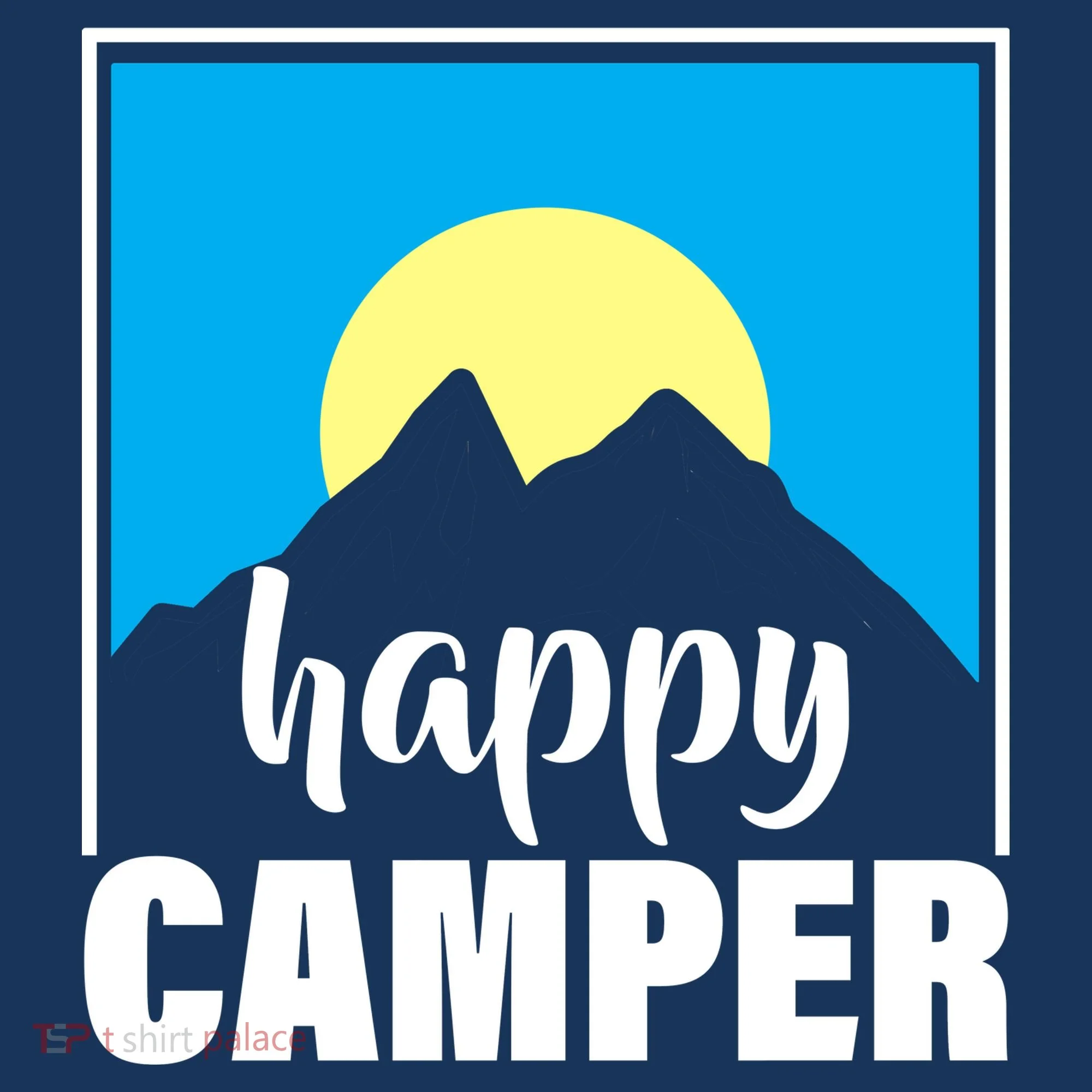 Happy Camper Sunrise Over Mountains Visor