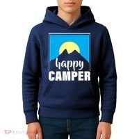 Happy Camper Sunrise Over Mountains Kids Hoodie thumb 4