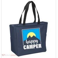 Happy Camper Sunrise Over Mountains Tote Bag thumb 2