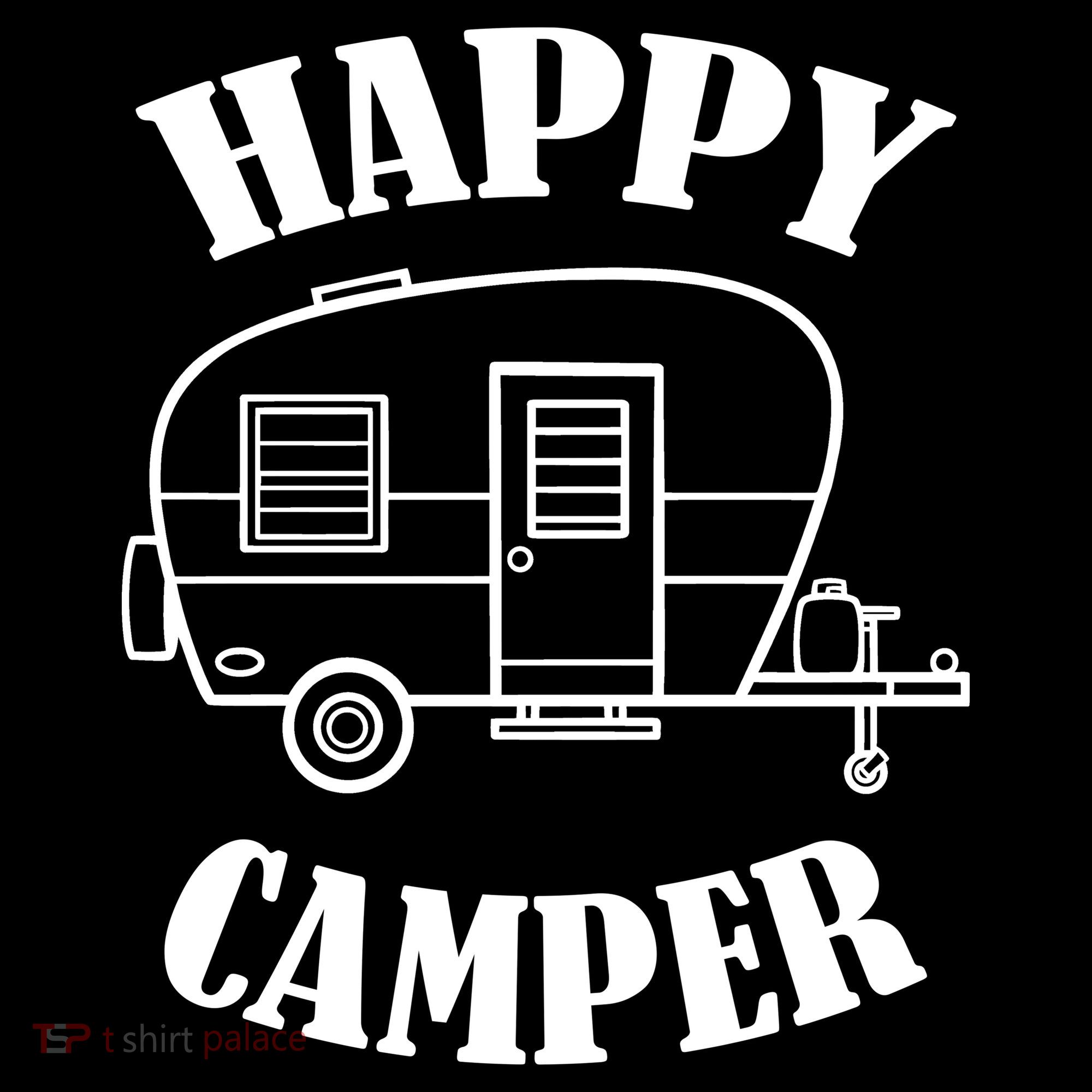 Happy Camper Trailer Doggie Tank