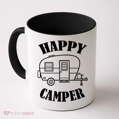 Happy Camper Trailer Coffee Mug