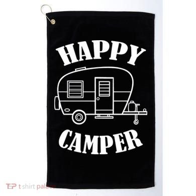 Happy Camper Trailer Golf Towel