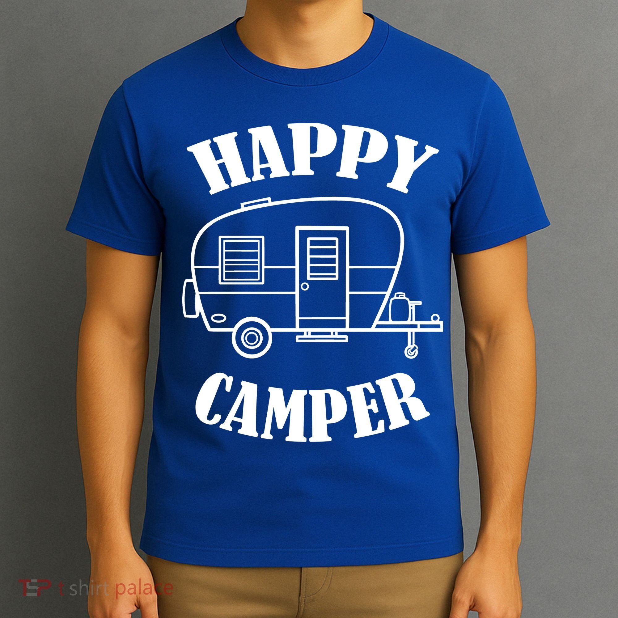 Happy Camper Trailer T-Shirt