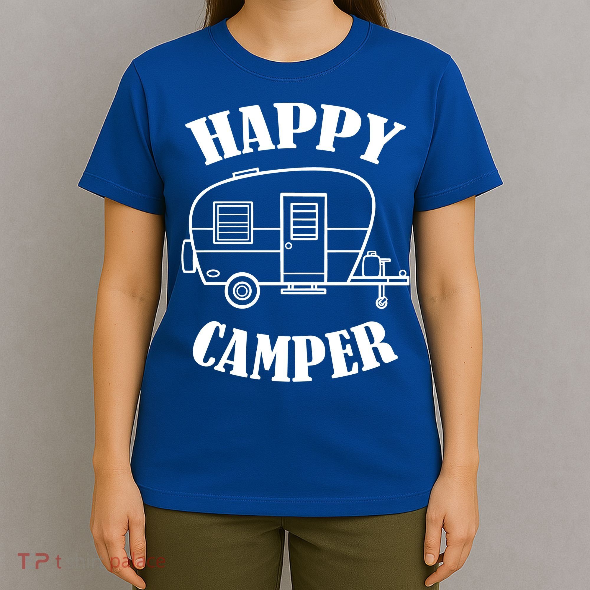 Happy Camper Trailer T-Shirt