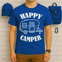 Happy Camper Trailer T-Shirt thumb 6