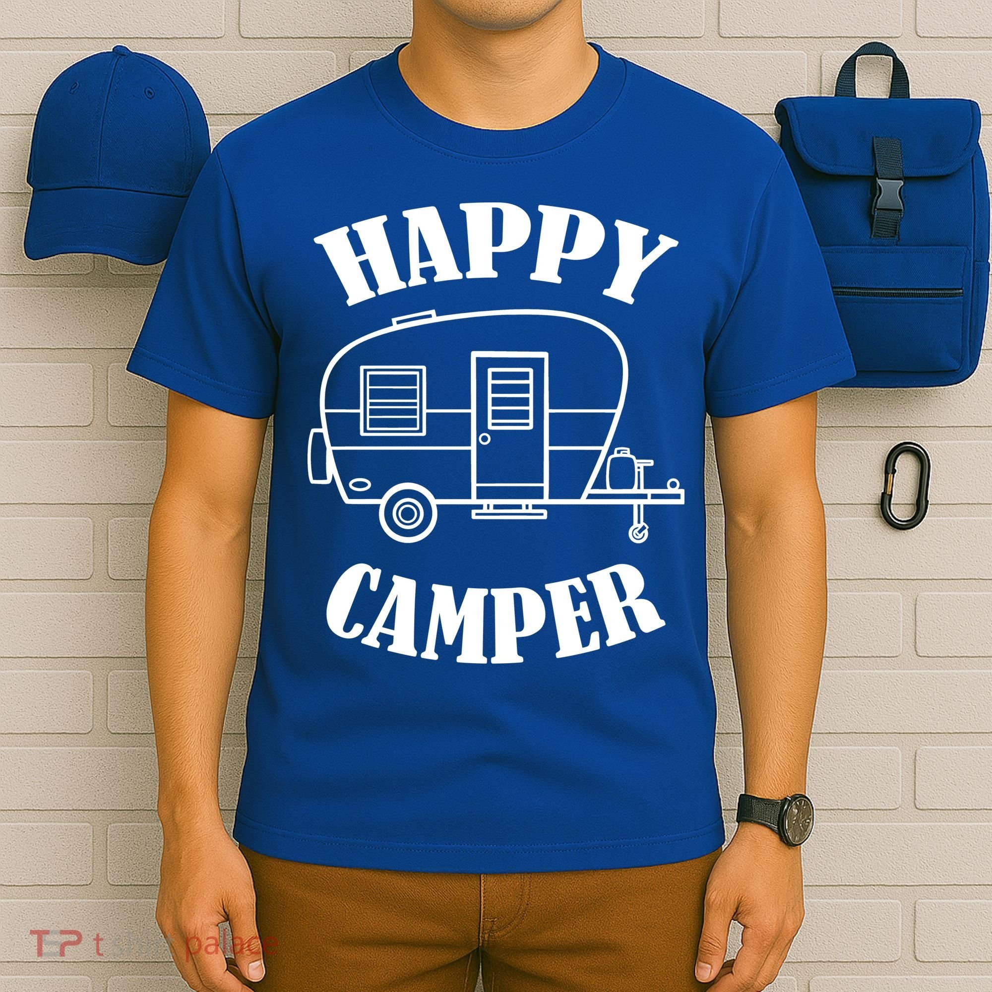 Happy Camper Trailer T-Shirt