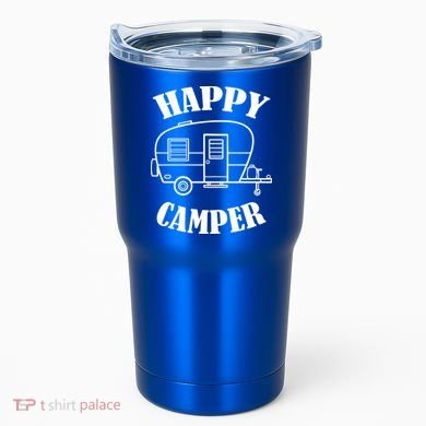 Happy Camper Trailer Tumbler