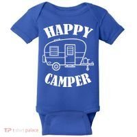 Happy Camper Trailer Baby Bodysuit thumb 0