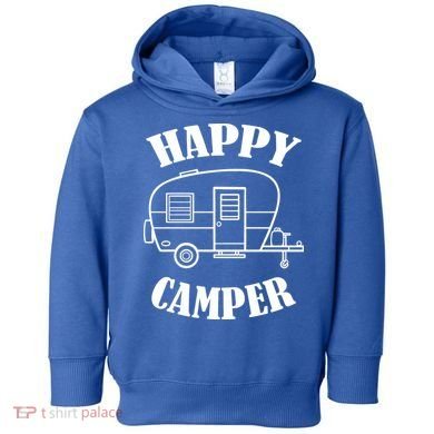 Happy Camper Trailer Toddler Hoodie