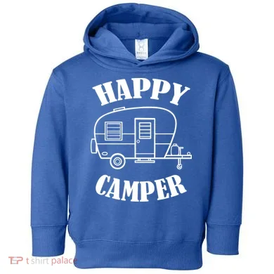 Happy Camper Trailer Toddler Hoodie