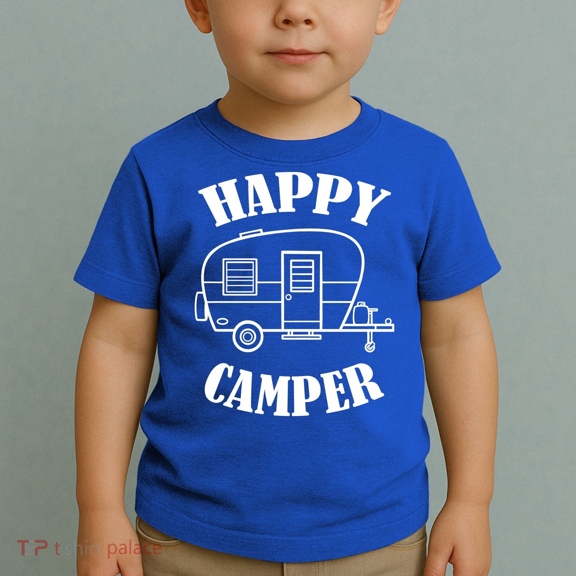 Happy Camper Trailer Toddler T-Shirt