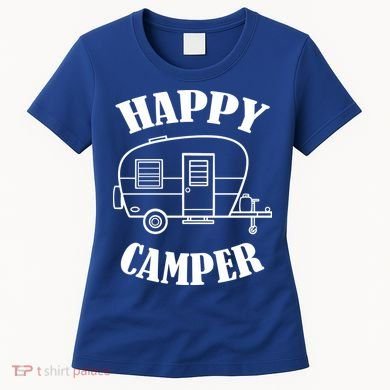 Happy Camper Trailer Women's T-Shirt