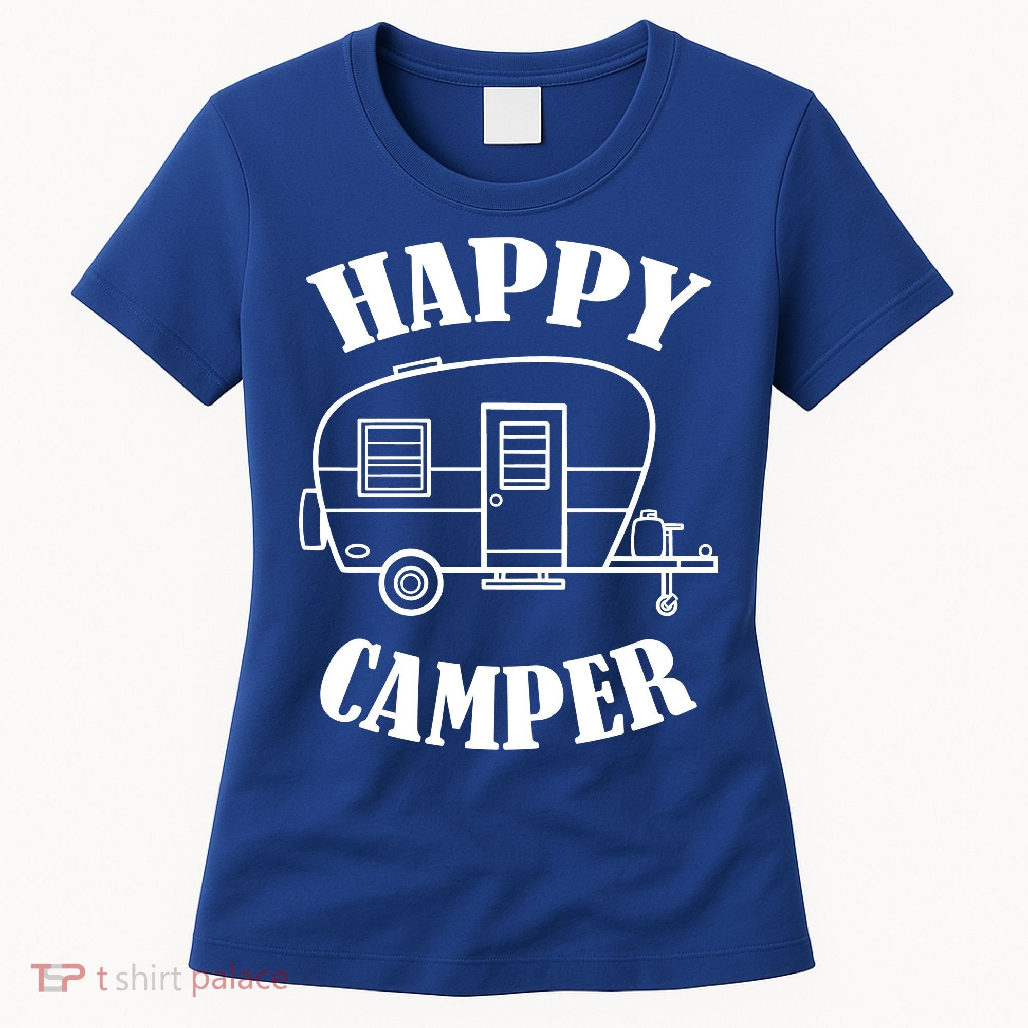 Happy Camper Trailer Women's T-Shirt