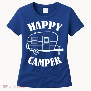 Happy Camper Trailer Women's T-Shirt