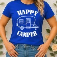 Happy Camper Trailer Women's T-Shirt thumb 2