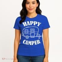 Happy Camper Trailer Women's T-Shirt thumb 4