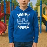 Happy Camper Trailer Kids Hoodie thumb 2