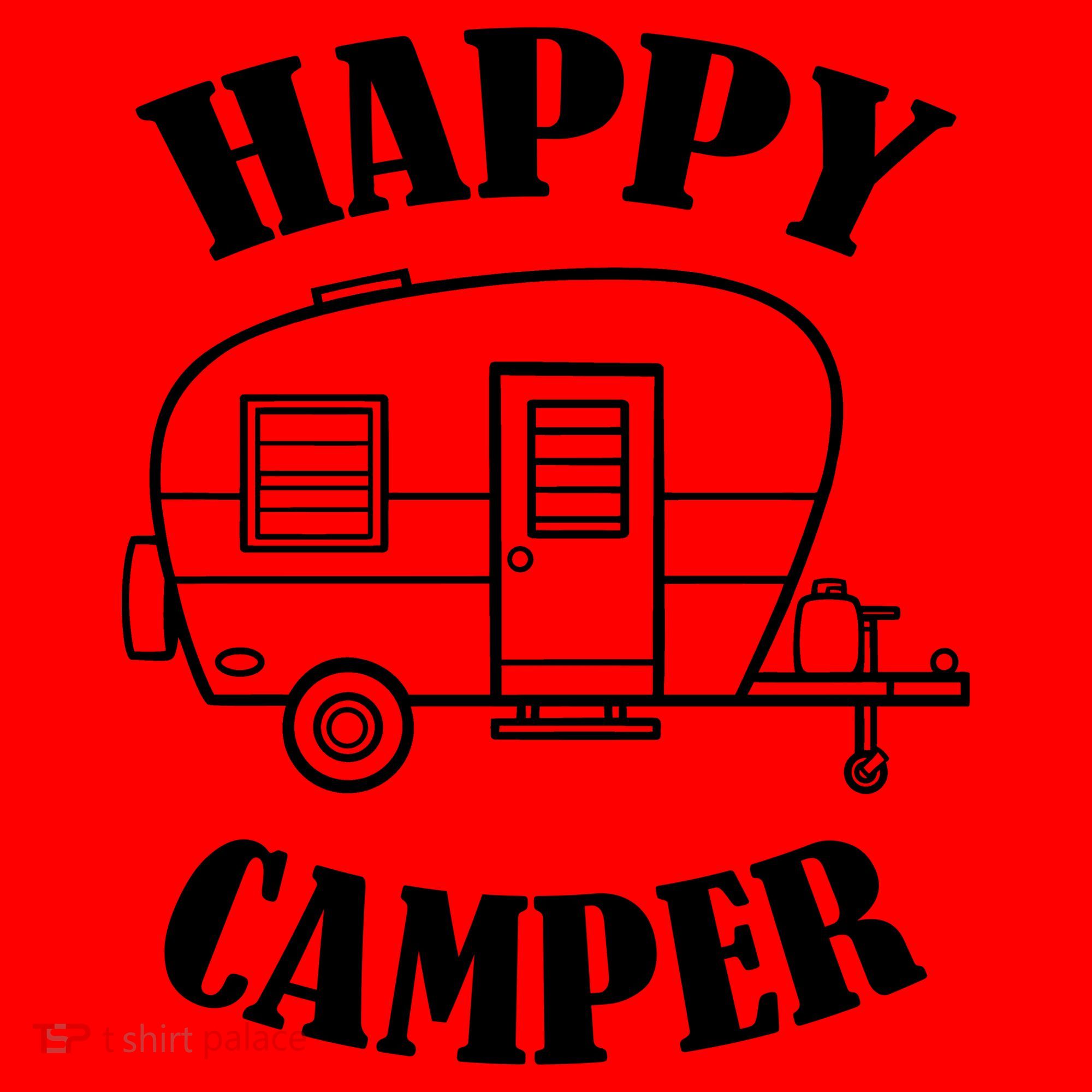 Happy Camper Trailer Santa Hat