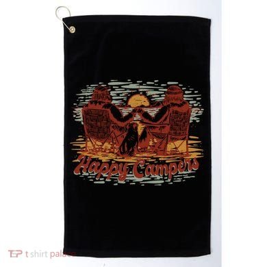 Happy Campers Golf Towel