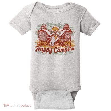 Happy Campers Baby Bodysuit