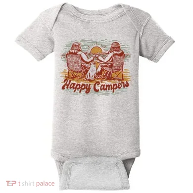 Happy Campers Baby Bodysuit
