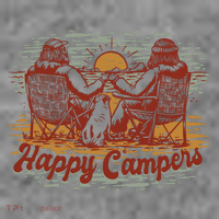 Happy Campers Women's Long Sleeve Shirt thumb 2